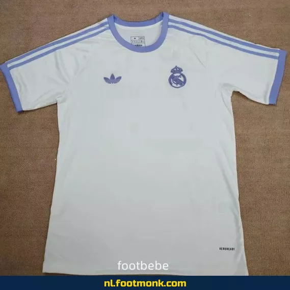 Real Madrid Voetbalshirt 2024-2025 Wit – Officieel Thuistenue | Voetbalshirts Dames & Heren | Origineel Voetbalshirt met Optie tot Personaliseren
