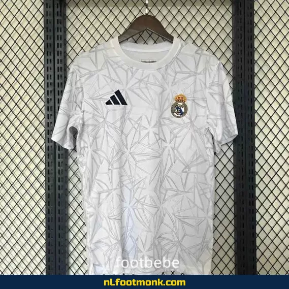 Real Madrid Voetbalshirt 2024-2025 Pre-Match Wit – Officieel Voetbalshirt voor Supporters | Koop Online