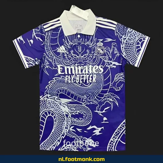 Real Madrid Dragon Violet Special Edition Voetbalshirt 2024-2025 – Officieel Voetbalshirt voor Dames & Heren – Exclusieve Aanbieding