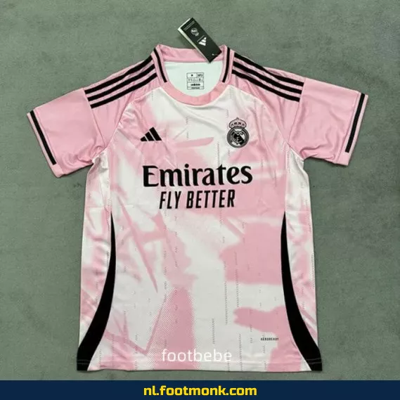 Real Madrid 2024-2025 speciaal roze voetbalshirt – Officieel voetbaltenue | Dames & Heren | Exclusieve editie