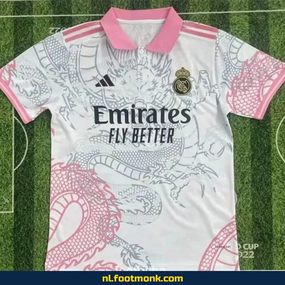 Real Madrid Dragon Wit Voetbalshirt 2025-2026 – Officieel Voetbaltenue | Koop Nu