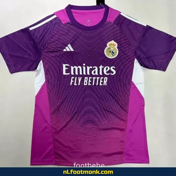 Real Madrid 2025-2026 Doelman Shirt Paars – Officieel Voetbalshirt | Keeperstenue | Voetbalshirts Dames/Heren | Origineel & Authentiek
