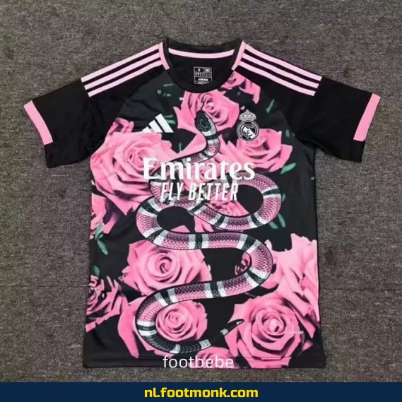 Real Madrid Voetbalshirt 2025/2026 – Serpent Rose | Officieel Voetbalshirt | Aanbieding