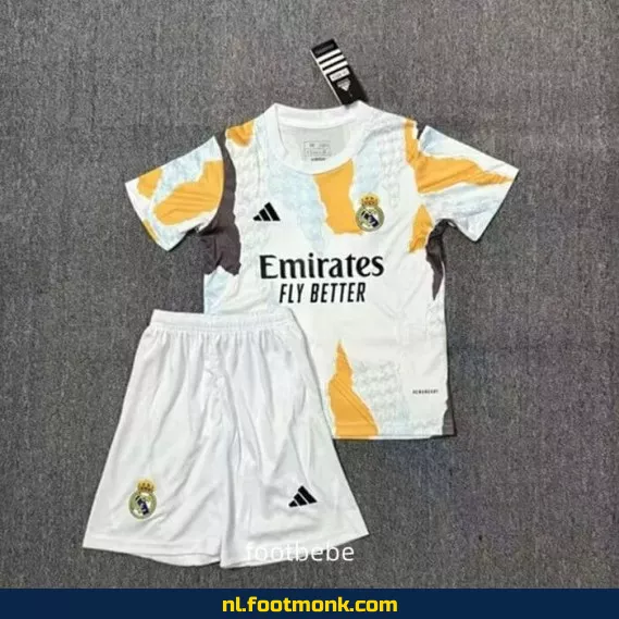 Real Madrid Voetbalshirt Kinderen 2024-2025 Trainingsshirt – Officieel Voetbalshirt