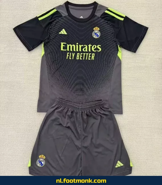 Real Madrid Voetbalshirt Kinderen 2025-2026 Zwart – Officieel Fanwear | Voetbalshirt Kopen