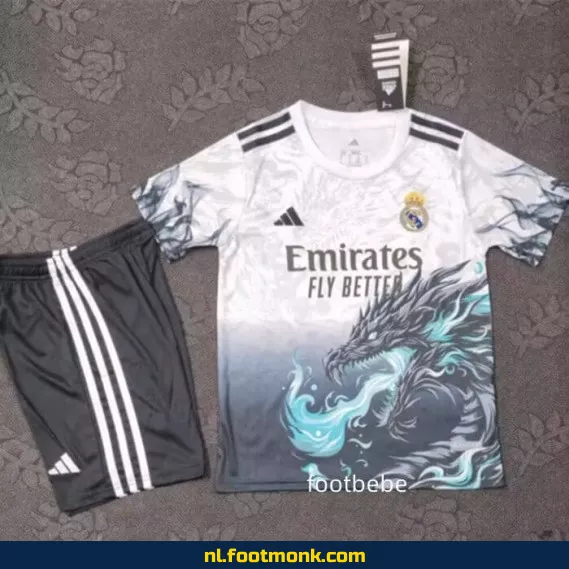 Real Madrid Kinder Voetbalshirt 2025-2026 Dragon B – Officieel Voetbalshirt voor Kinderen | Origineel, Personaliseerbaar & Goedkoop