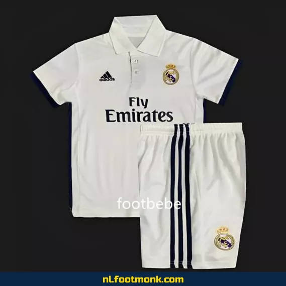 Real Madrid Vintage Voetbalshirt voor Kinderen - Thuistenue 2016/2017 - Officieel Voetbalshirt | Voetbalshirt Kopen