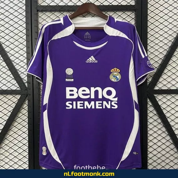 Real Madrid Vintage Voetbalshirt 2006-2007 (Derde Tenue) - Officieel Retro Voetbalshirt voor Supporters