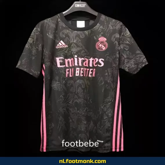 Real Madrid Vintage Voetbalshirt 2020-2021 Derde Tenue - Zwart | Officieel Retro Voetbalshirt | Voetbalshirt Heren/Dames | Originele Voetbal Fanwear