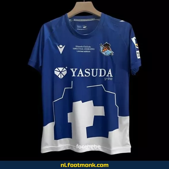 Real Sociedad Chillida Special Edition Voetbalshirt 2024-2025 – Officieel Voetbalshirt voor Dames & Heren – Exclusieve Aanbieding