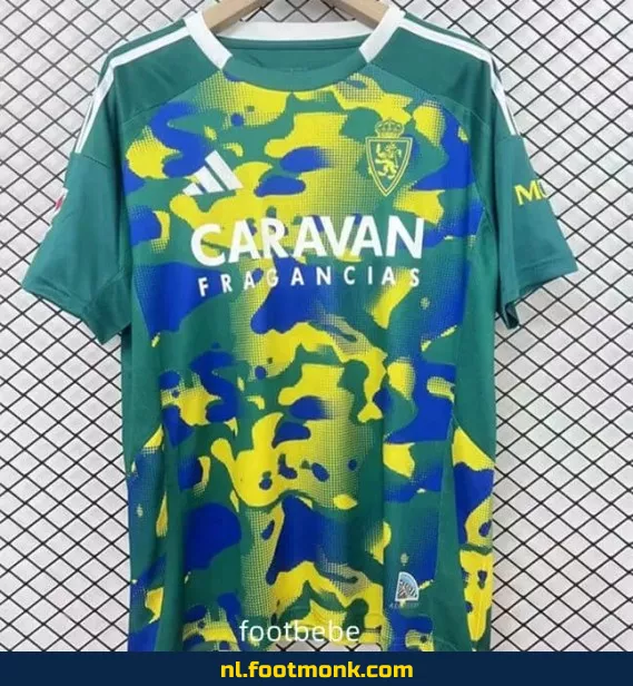 Real Zaragoza Voetbalshirt 2024-2025 – Exclusieve Editie | Officieel Voetbalshirt | Personaliseerbaar