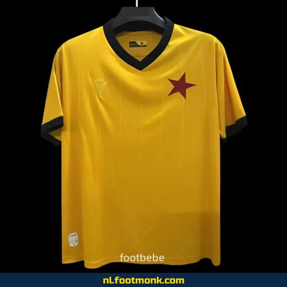 Officieel Rood Ster Belgrado Voetbalshirt 2025-2026 - Geel | Origineel Voetbalshirt | Fanwear | Heren & Dames | Aanbieding