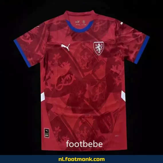 Tsjechisch voetbalshirt 2024/2025 thuistenue - rood | Officieel voetbalshirt | Voetbalshirt kopen