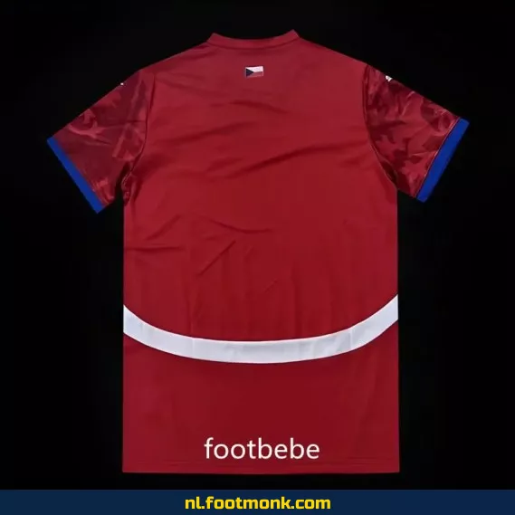Tsjechisch voetbalshirt 2024/2025 thuistenue - rood | Officieel voetbalshirt | Voetbalshirt kopen