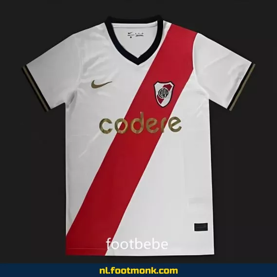 River Plate Thuisshirt 2024/2025 - Wit | Officieel Voetbalshirt | Dames & Heren | Fanwear | Aanbieding