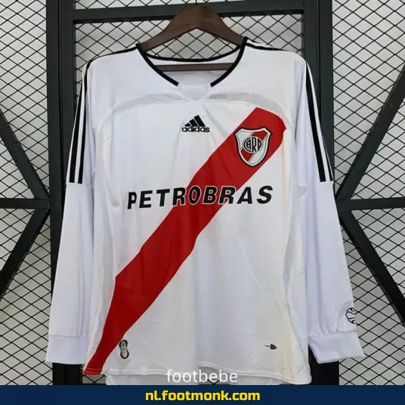 **River Plate Vintage Voetbalshirt 2006-2007 - Domicile - Lange Mouwen - Officieel Retro Voetbalshirt**