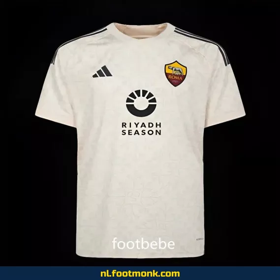 AS Roma Uit Thuisshirt 2023-2024 - Wit Voetbalshirt voor Heren & Dames - Officieel Voetbaltenue - Koop Nu Online