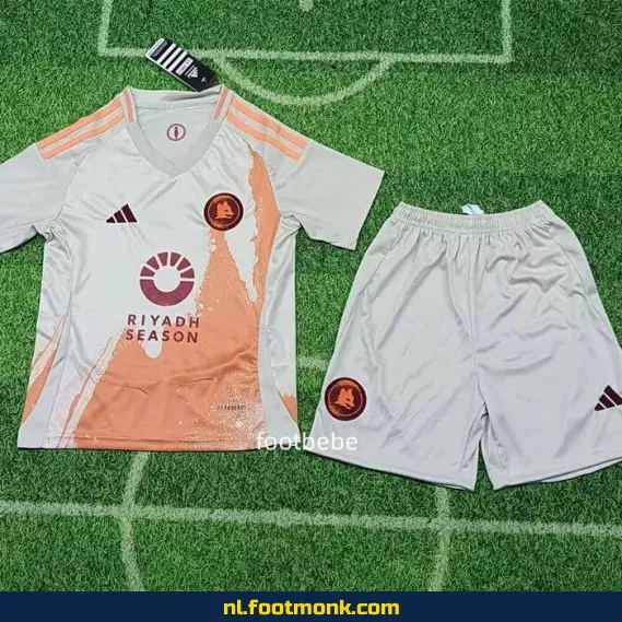 AS Roma Uit Thuisshirt Kinderen 2024-2025 – Officieel Voetbalshirt | Voetbalshirts Kinderen | AS Roma Fanwear