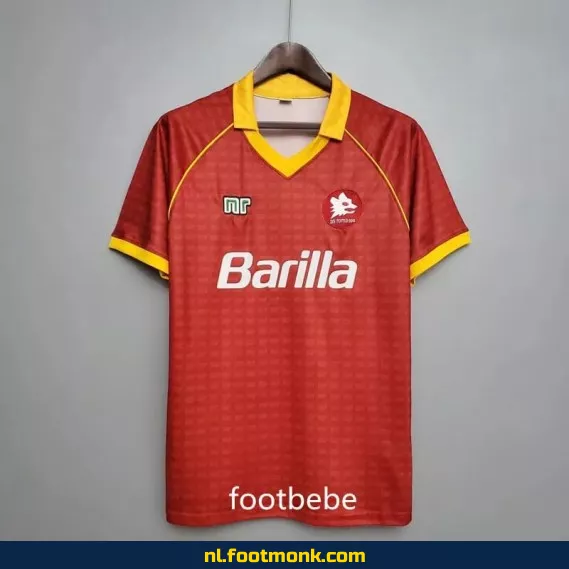 Rome Vintage Voetbalshirt 1990-1991 Domicile - Retro Voetbalshirt Kopen | Officieel & Authentiek