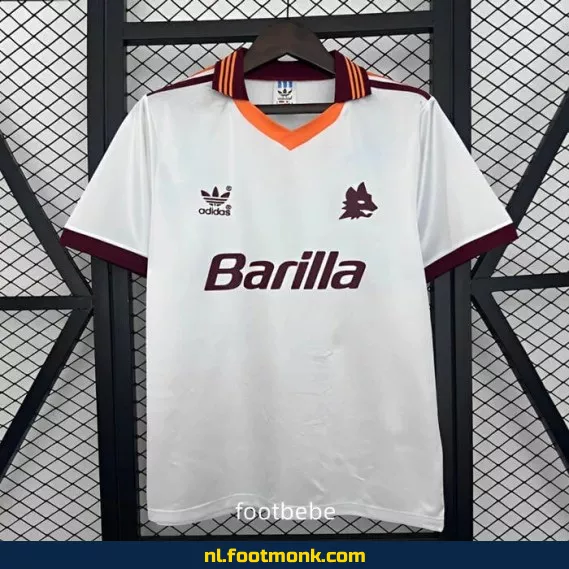 Rome Vintage Voetbalshirt 1992-1994 Exterieur - Origineel Retro Voetbaltenue - Aanbieding