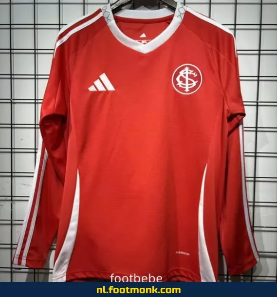 SC Internacional Thuisshirt 2025/2026 Lange Mouwen – Officieel Voetbalshirt | Koop Nu