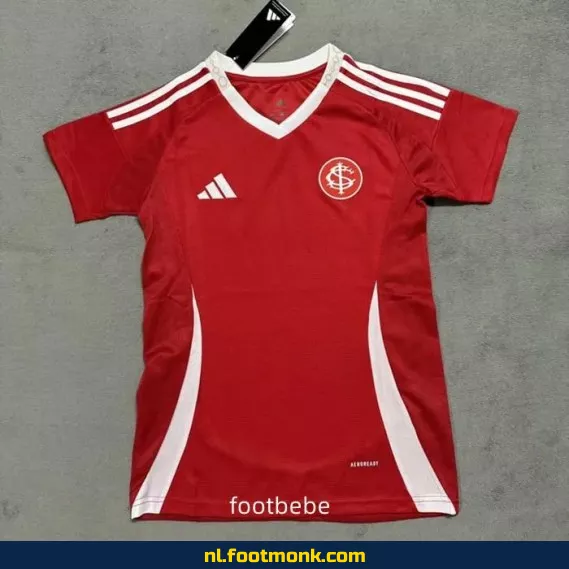 SC Internacional Dames Voetbalshirt 2025/2026 - Thuisshirt Rood | Officieel Voetbalshirt | Fanwear | Personaliseerbaar