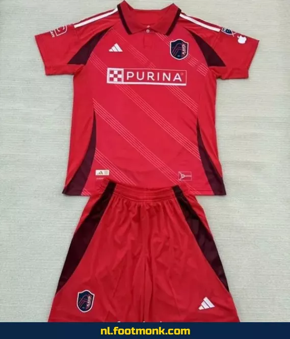 ST Louis City Kinder Voetbalshirt 2025/2026 Thuistenue – Officieel Voetbaltenue voor Kinderen