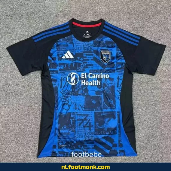 Officieel San Jose Earthquakes Thuisshirt 2025-2026 – Koop Voetbalshirts Online | Origineel Voetbalshirt voor Dames, Heren & Kinderen | Fanwear & Custom Opties