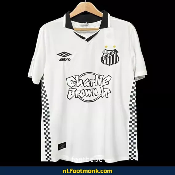 Origineel Santos vintage voetbalshirt 1992-1993 thuisshirt - Retro voetbalshirt collectie