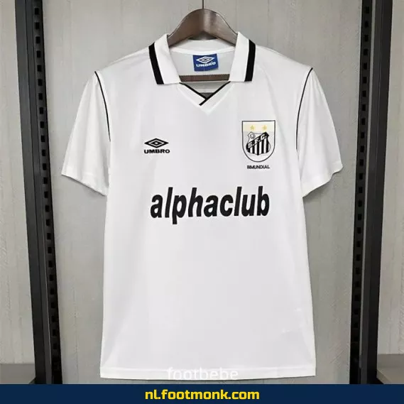 Origineel Santos vintage voetbalshirt 2000 - Thuiswedstrijd - Retro voetbaltenue