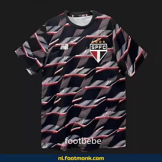 Trainingsshirt São Paulo 2024-2025 - Officieel Voetbalshirt | Personaliseerbaar | Dames & Heren