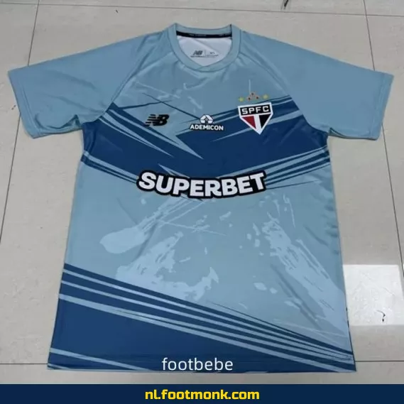 Officieel São Paulo Voetbalshirt 2025-2026 - Speciale Editie Blauw | Origineel Voetbaltenue | Personaliseerbaar