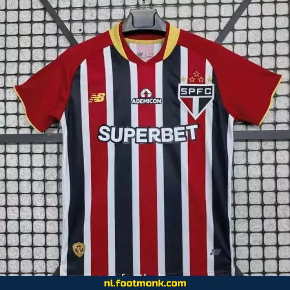 Officieel São Paulo 2025-2026 Uit-shirt – Voetbalshirt Dames & Heren – Origineel Voetbaltenue – Fanwear Aanbieding