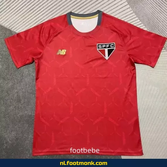 Officieel São Paulo Voetbalshirt 2025-2026 - Rood | Origineel Voetbaltenue | Fanwear | Aanbieding