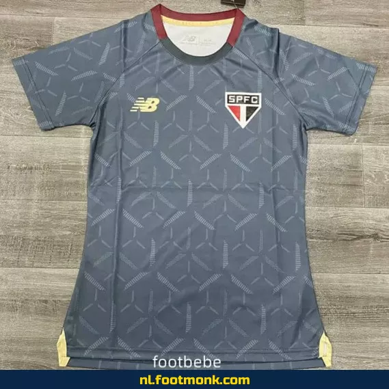 Officieel São Paulo Dames Voetbalshirt 2025-2026 - Grijs | Fanwear | Aanbieding