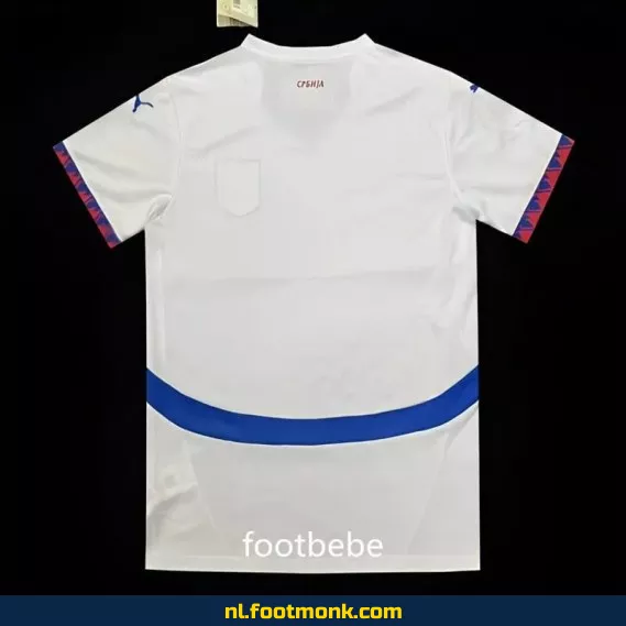 Officieel Servië Euro 2024 uit tenue voetbalshirt – Wit – Koop nu origineel voetbalshirt