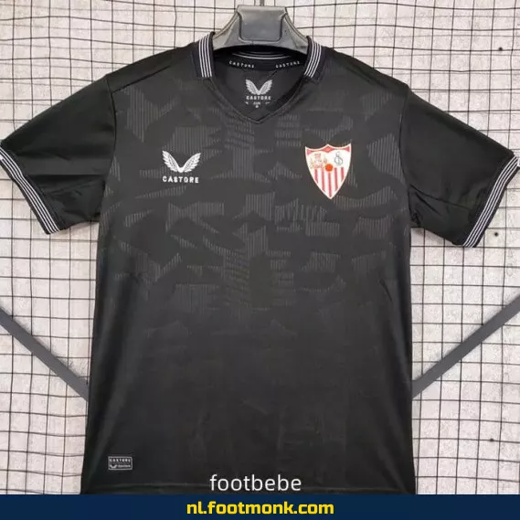 Seville 2024/2025 keeperstrui zwart – Officieel voetbalshirt voor keepers