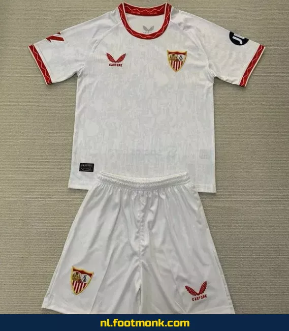 Sevilla Thuisshirt Kinderen 2024-2025 Wit – Officieel Voetbalshirt | Origineel & Aanbieding