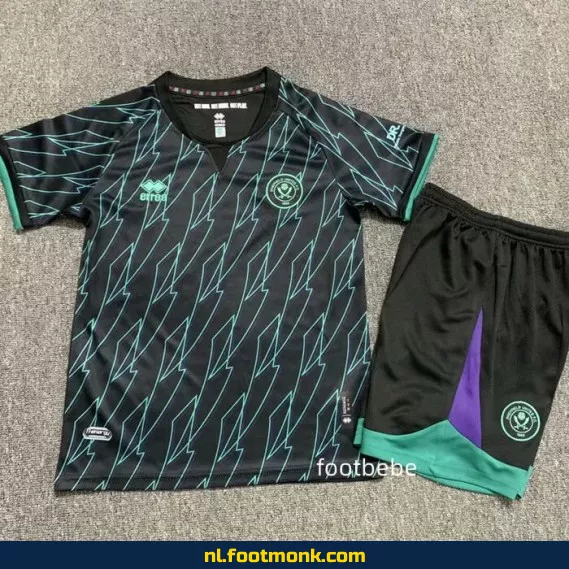 Officieel Sheffield United Uit-shirt voor kinderen 2024-2025 | Voetbalshirt kopen | Origineel voetbalshirt