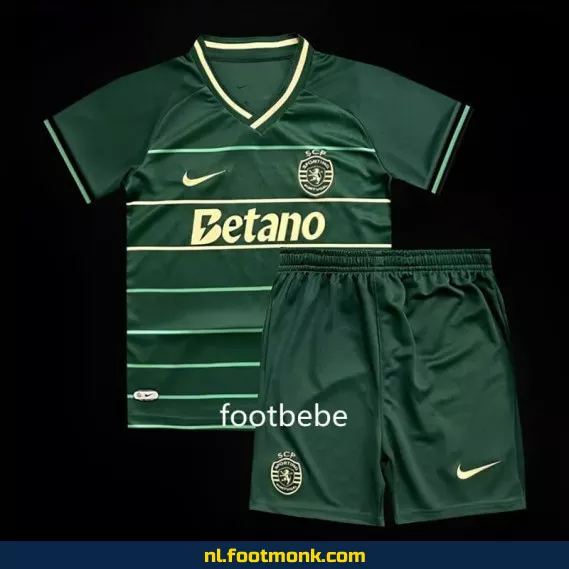 Sporting CP Uit Thuisshirt Kinderen 2024-2025 | Officieel Voetbalshirt | Voetbalshirt Kinderen Kopen