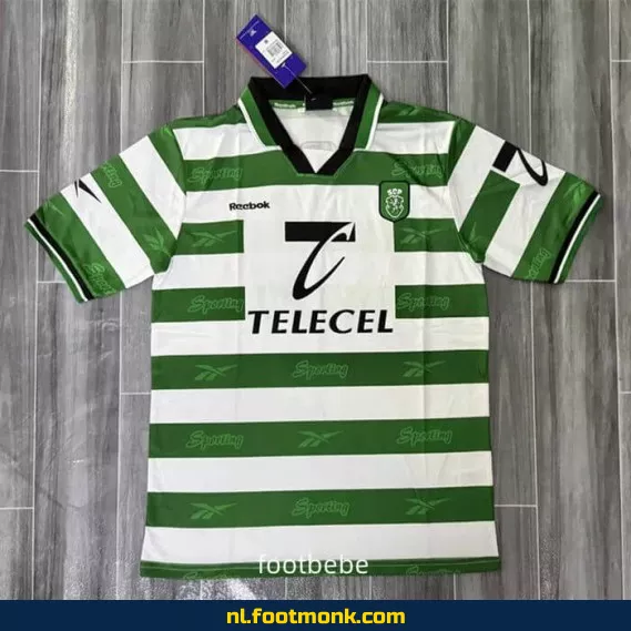 Sporting CP Vintage Voetbalshirt 1999-2000 Thuistenue – Officieel Retro Voetbalshirt