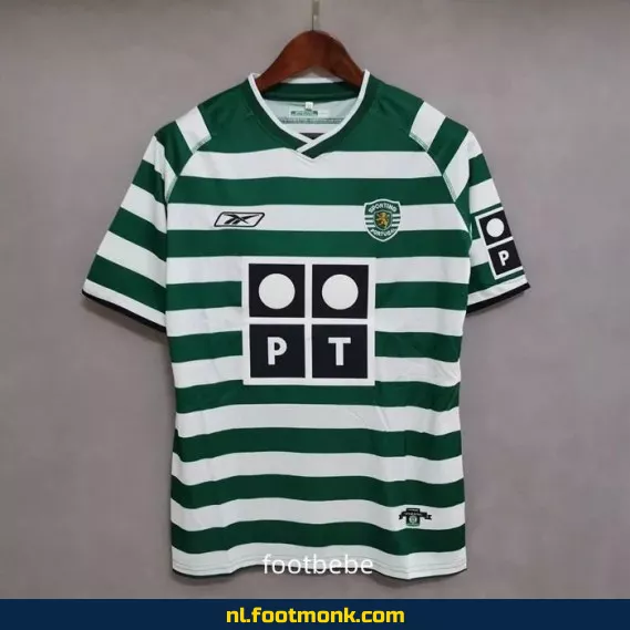 Sporting CP Vintage Thuisshirt 2003-2004 - Officieel Voetbalshirt | Retro Voetbalshirt | Authentiek Voetbalshirt