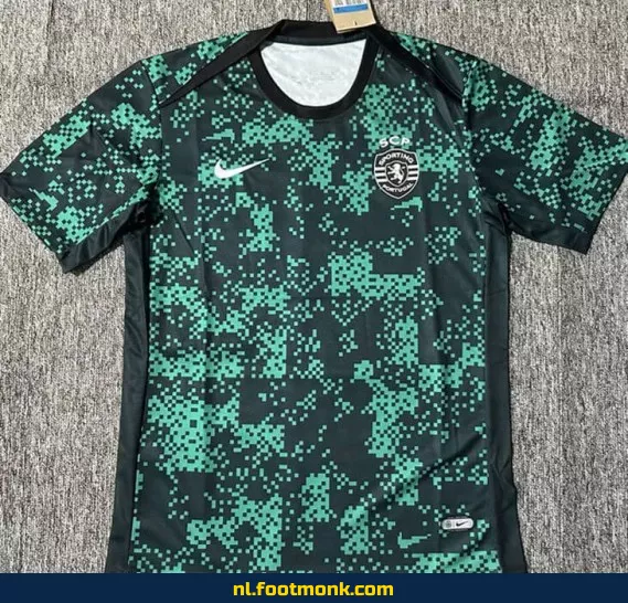 Sporting CP Vintage Trainingsshirt 2025-2026 – Officieel Voetbalshirt voor Supporters – Heren/Dames – Retro Voetbalshirt Kopen