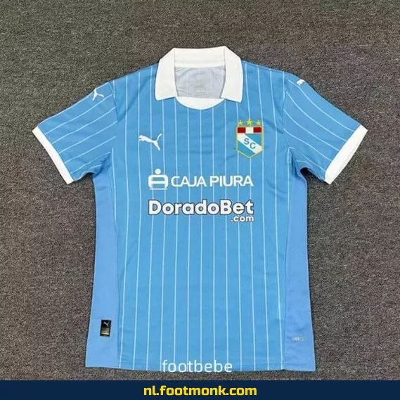 Sporting Cristal Thuisshirt 2025-2026 | Officieel Voetbalshirt | Dames & Heren | Personaliseerbaar | Snelle Levering