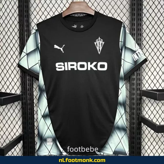 Sporting Gijón Uit Tenue 2024-2025 | Officieel Voetbalshirt | Heren & Dames | Origineel & Aanbieding