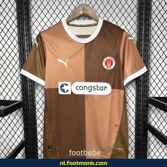 St. Pauli Thuisshirt 2024/2025 | Officieel Voetbalshirt | Dames & Heren | Fanwear | Snelle Levering