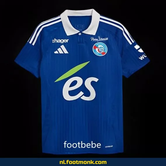 RC Strasbourg Thuisshirt 2024/2025 – Blauw Voetbalshirt | Officieel Thuistenue | Voetbalshirts Dames & Heren | Personaliseerbaar