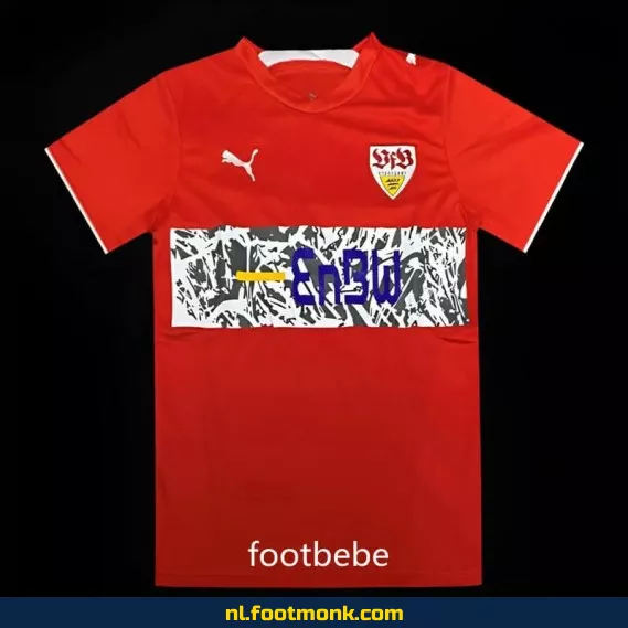 Vintage VfB Stuttgart Voetbalshirt 2006-2007 Uit Thuisshirt - Rood - Officieel Retro Voetbalshirt - Authentiek Voetbalshirt voor Supporters - Exclusieve Aanbieding