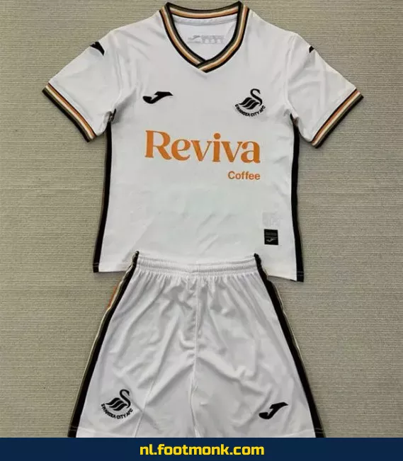 Officieel Swansea City Thuisshirt 2024-2025 voor Kinderen – Wit – Koop Voetbalshirts Online | Authentiek & Goedkoop
