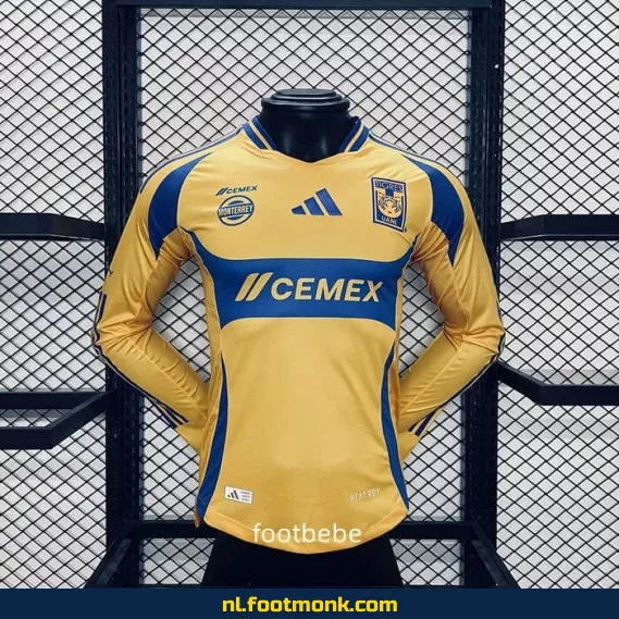 Tigres UANL Thuisshirt 2024-2025 lange mouwen – Officieel voetbalshirt | Koop nu origineel voetbalshirt